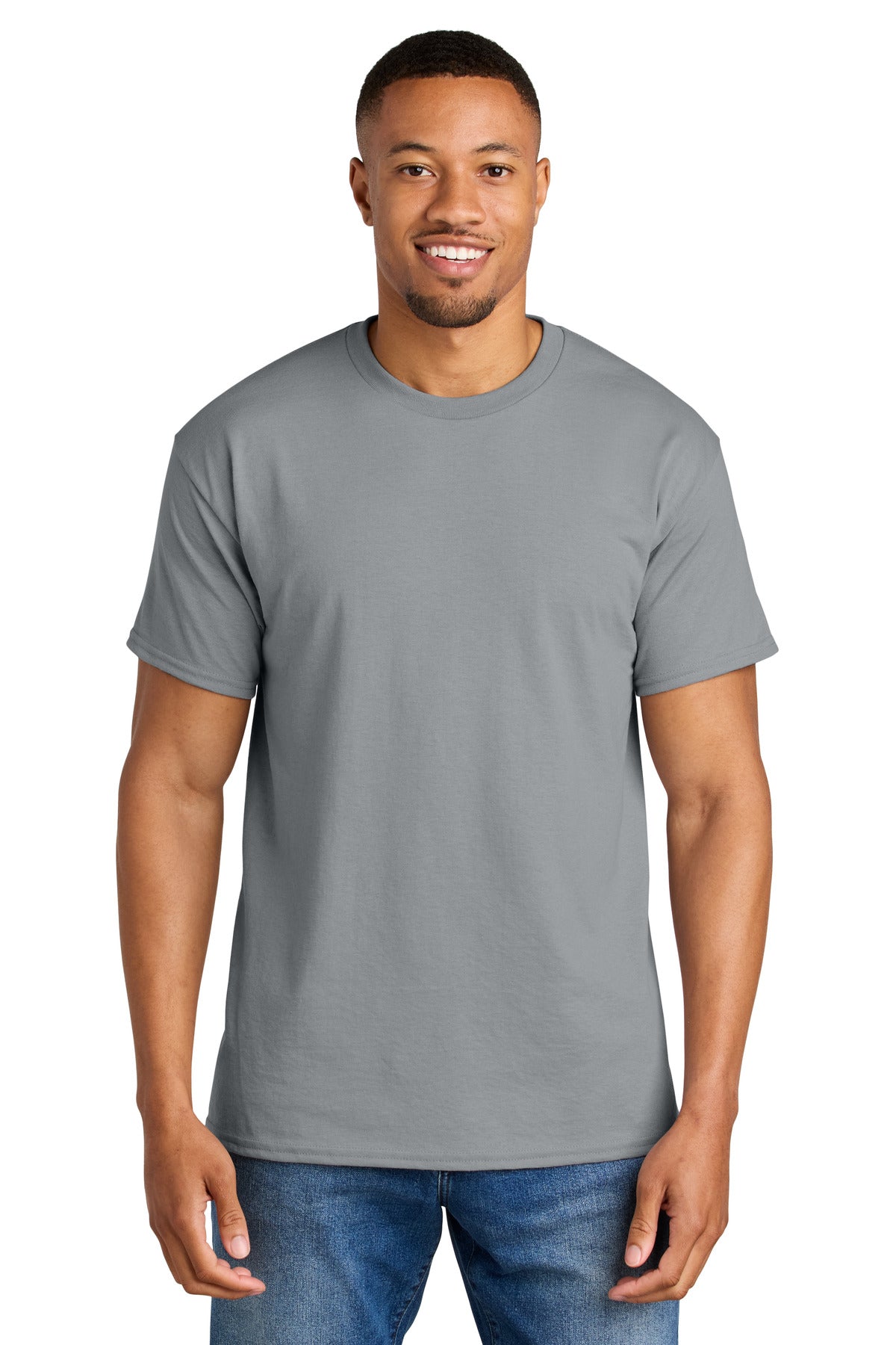 Gildan DryBlend 50 Cotton/50 Poly T-Shirt. 8000 - Gravel