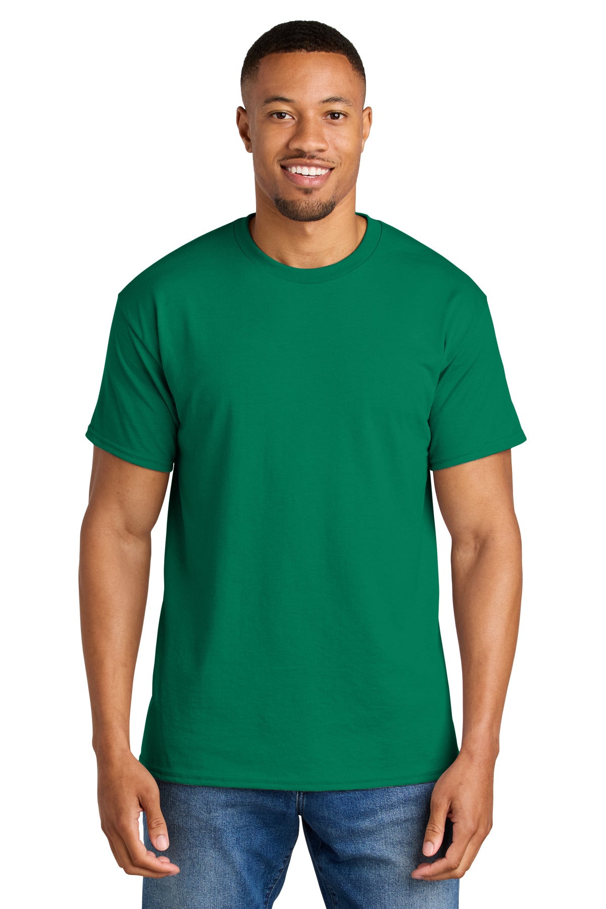 Gildan DryBlend 50 Cotton/50 Poly T-Shirt. 8000 - Kelly Green