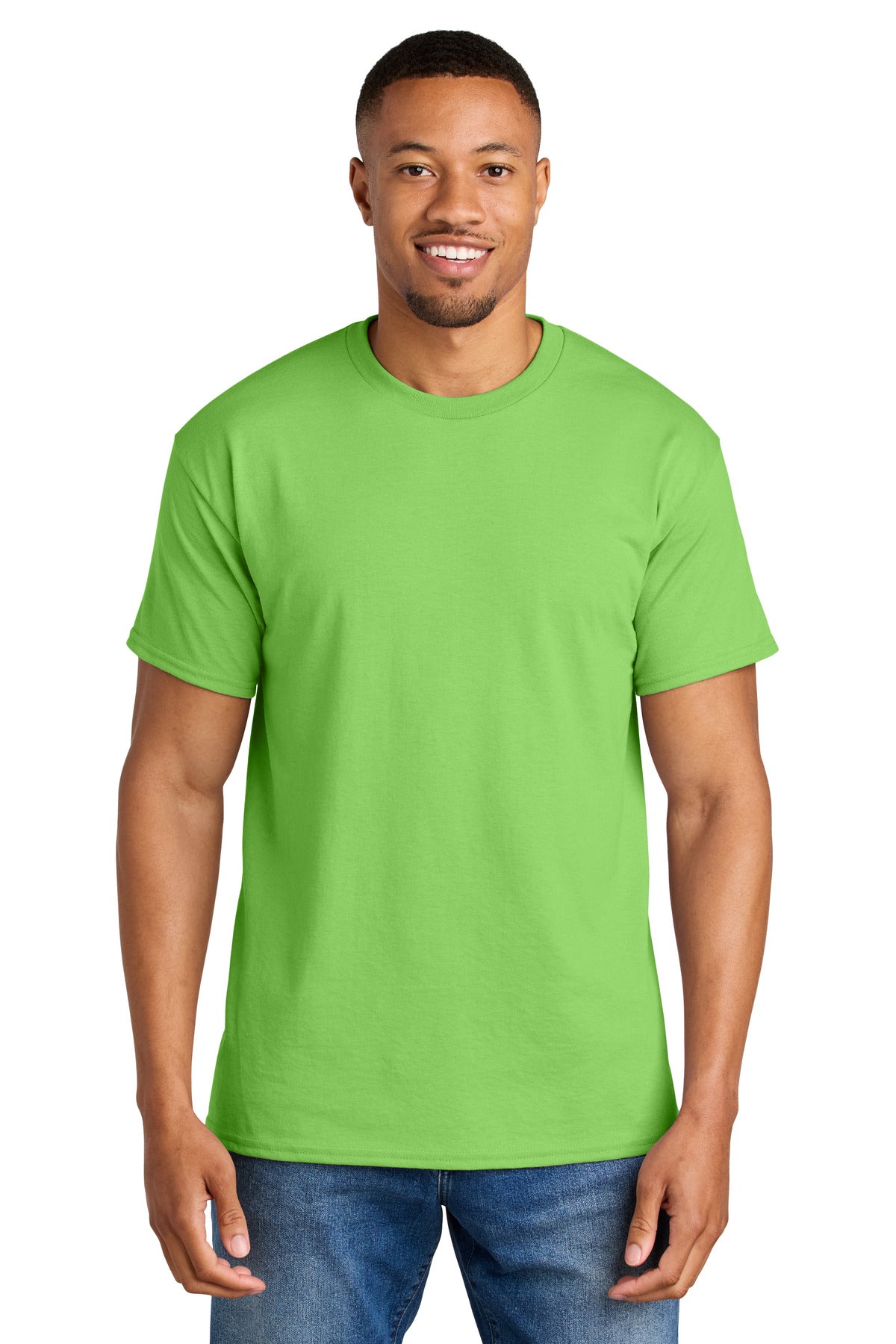 Gildan DryBlend 50 Cotton/50 Poly T-Shirt. 8000 - Lime