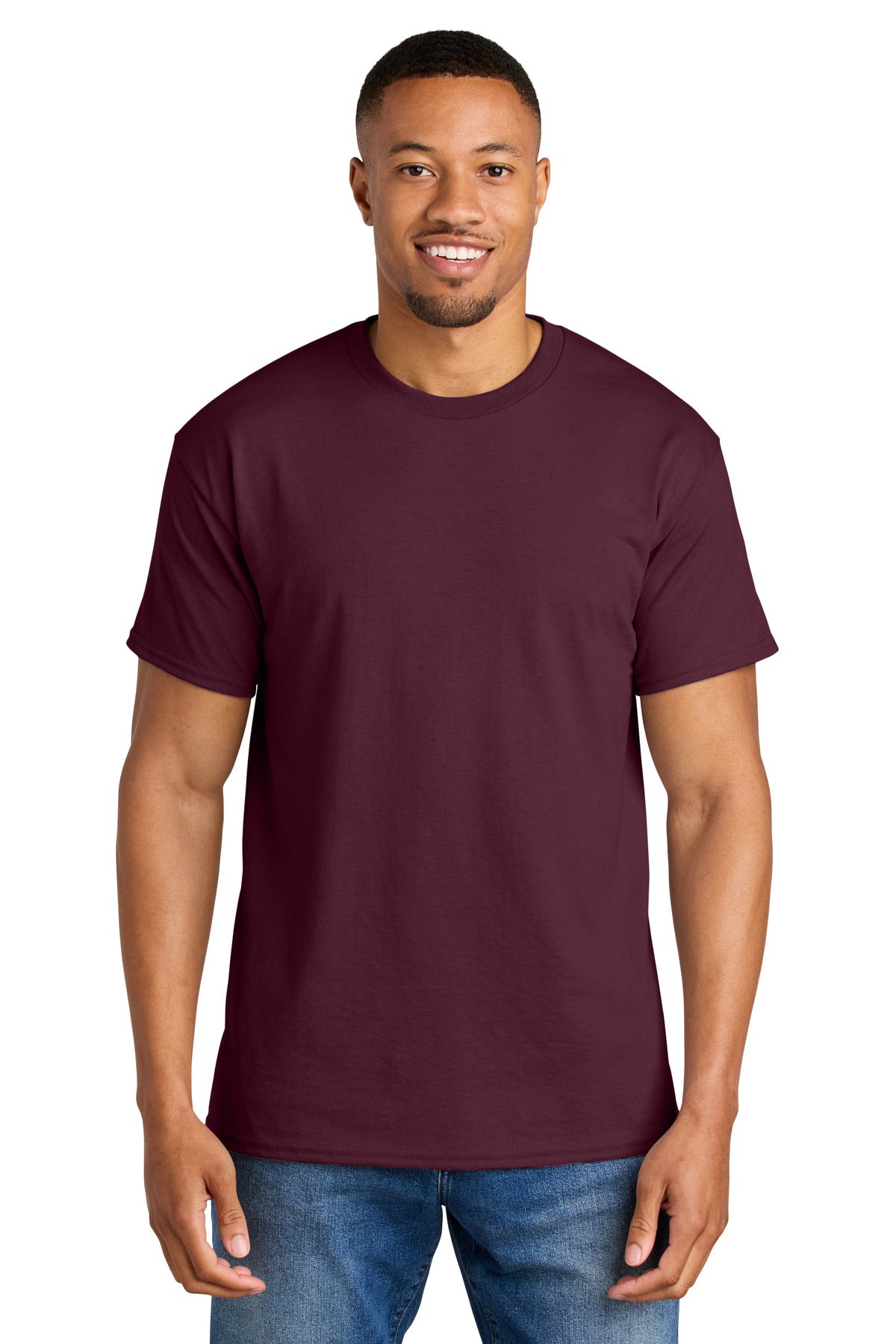 Gildan DryBlend 50 Cotton/50 Poly T-Shirt. 8000 - Maroon