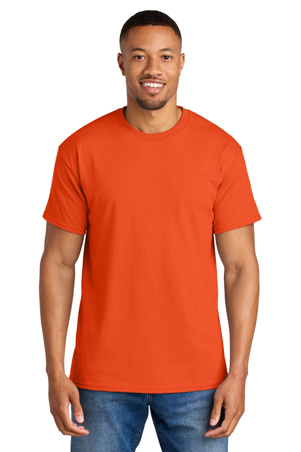 Gildan DryBlend 50 Cotton/50 Poly T-Shirt. 8000 - Orange