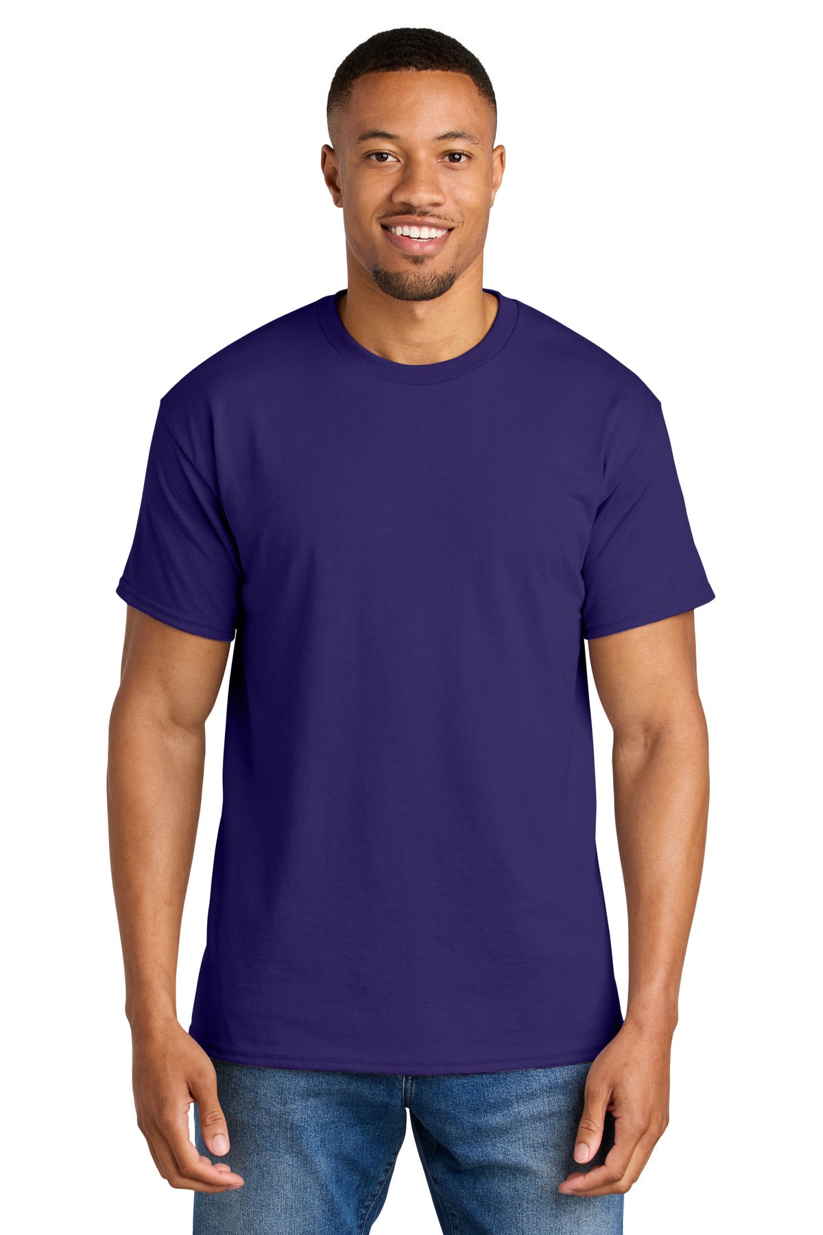 Gildan DryBlend 50 Cotton/50 Poly T-Shirt. 8000 - Purple