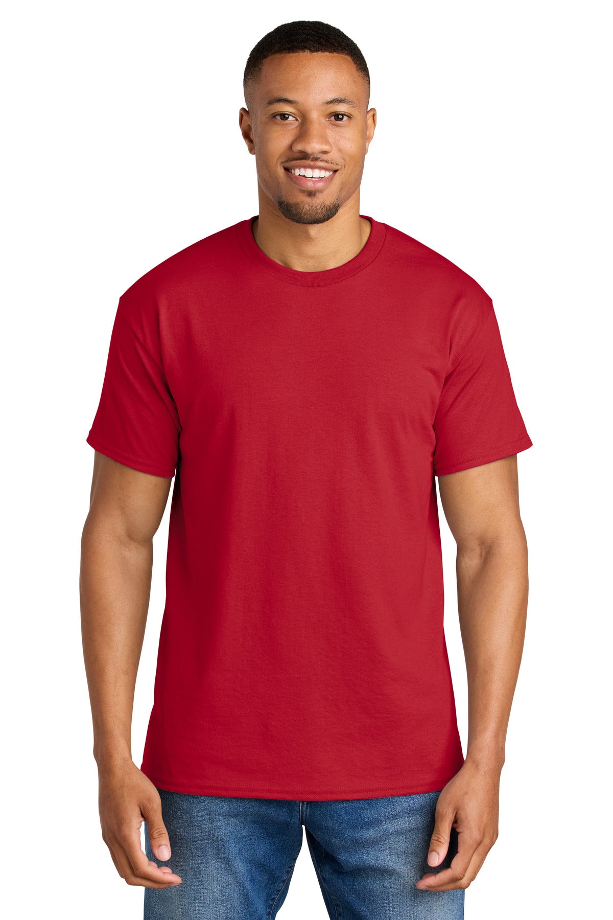 Gildan DryBlend 50 Cotton/50 Poly T-Shirt. 8000 - Red