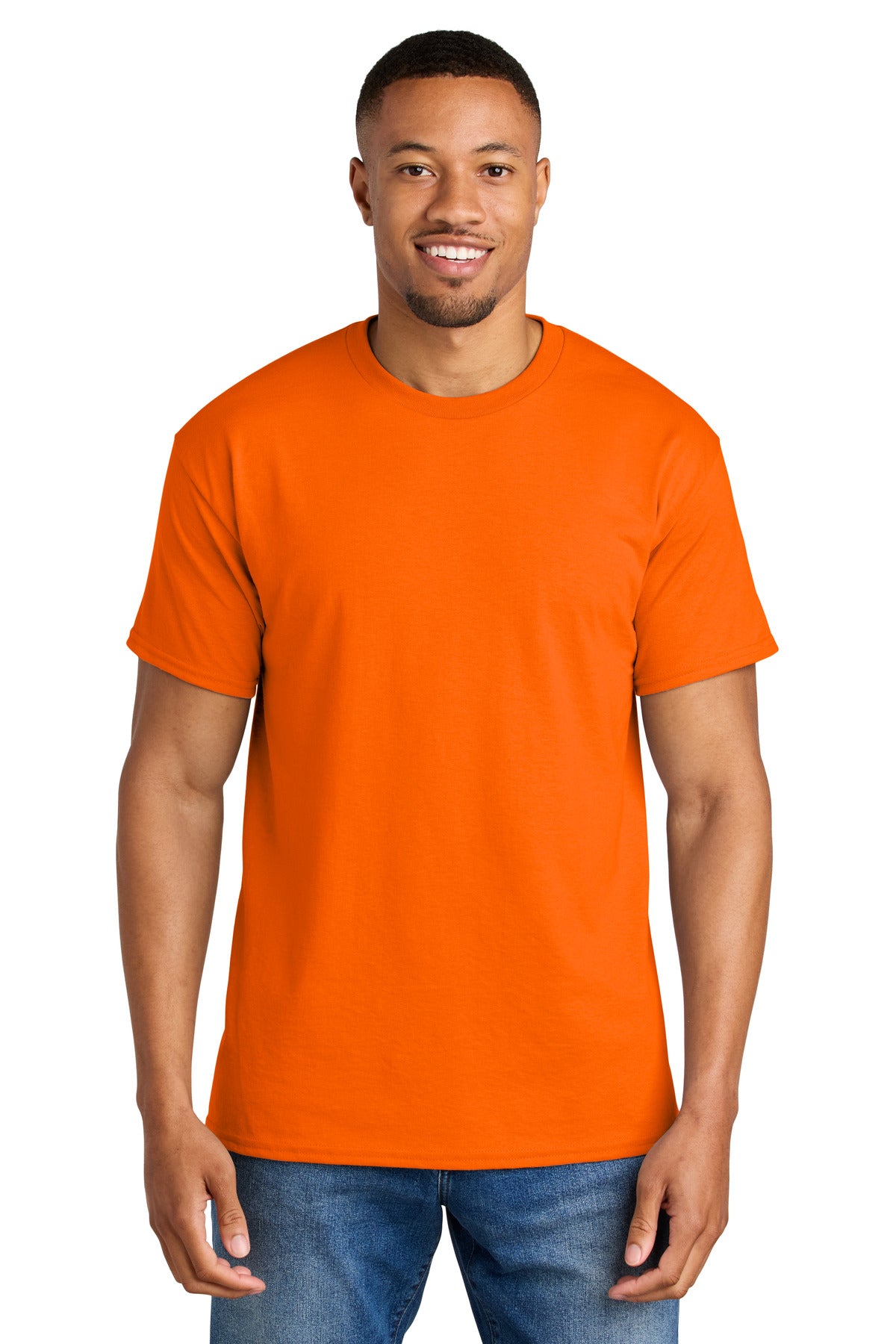 Gildan DryBlend 50 Cotton/50 Poly T-Shirt. 8000 - S. Orange