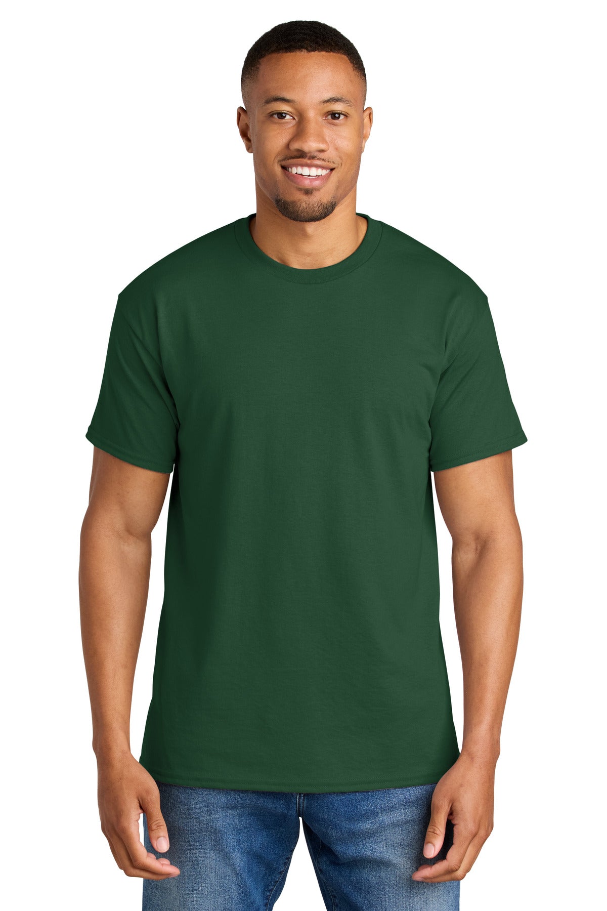 Gildan DryBlend 50 Cotton/50 Poly T-Shirt. 8000 - Dark Green