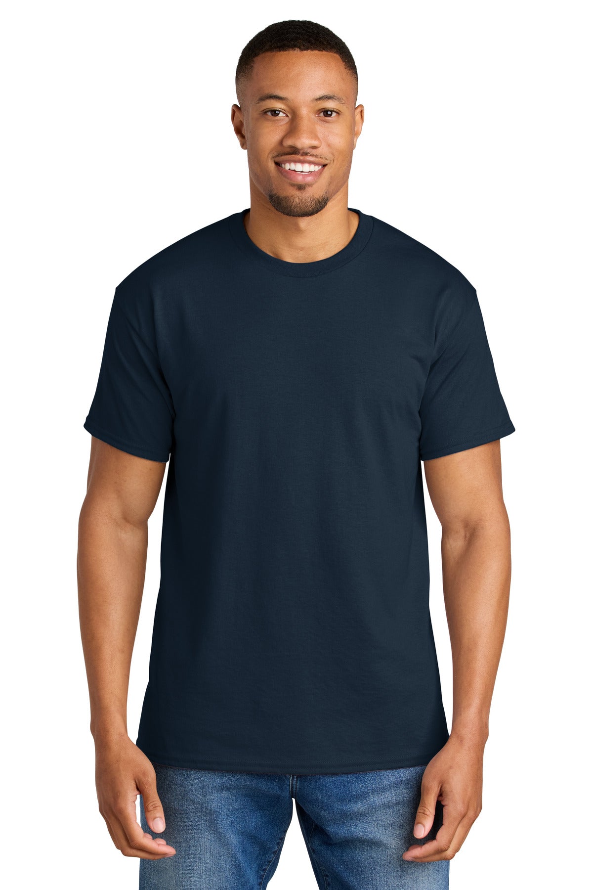 Gildan DryBlend 50 Cotton/50 Poly T-Shirt. 8000 - Dark Navy