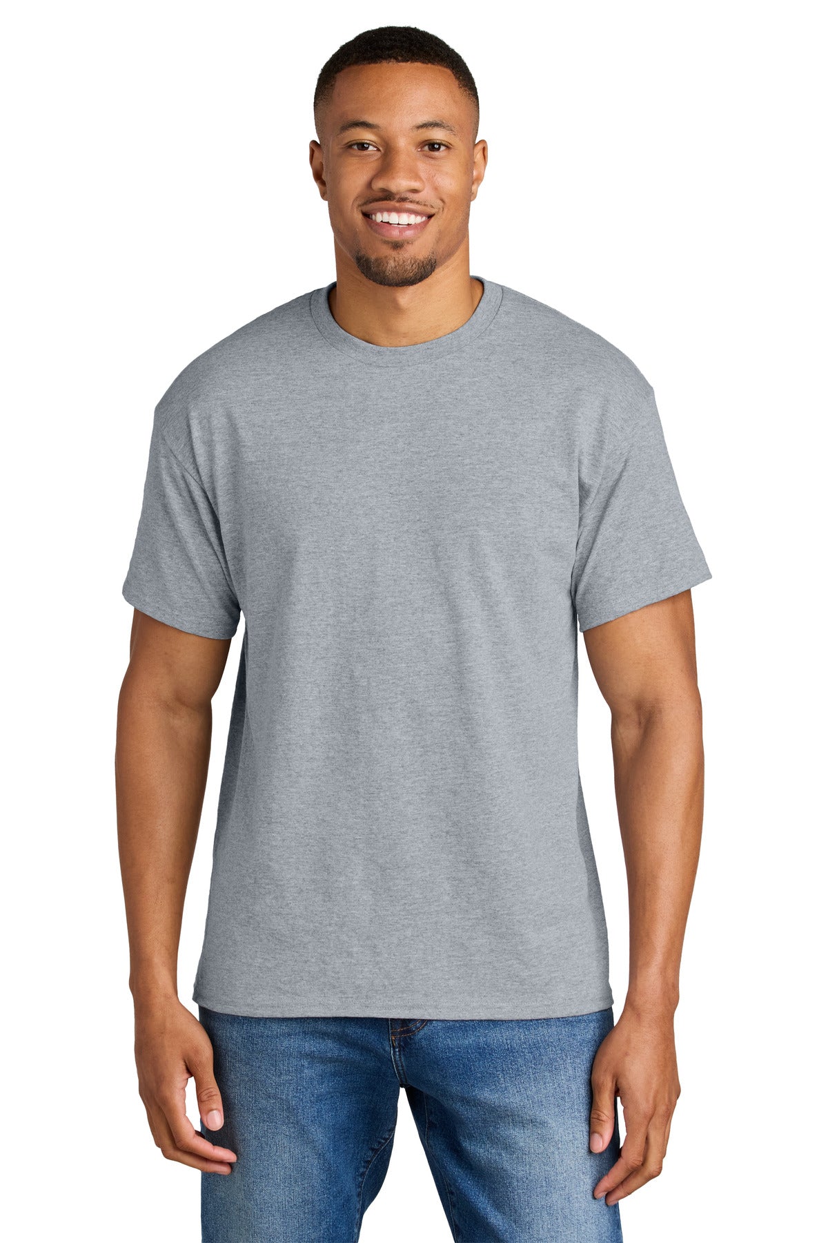 Gildan DryBlend 50 Cotton/50 Poly T-Shirt. 8000 - Sport Grey