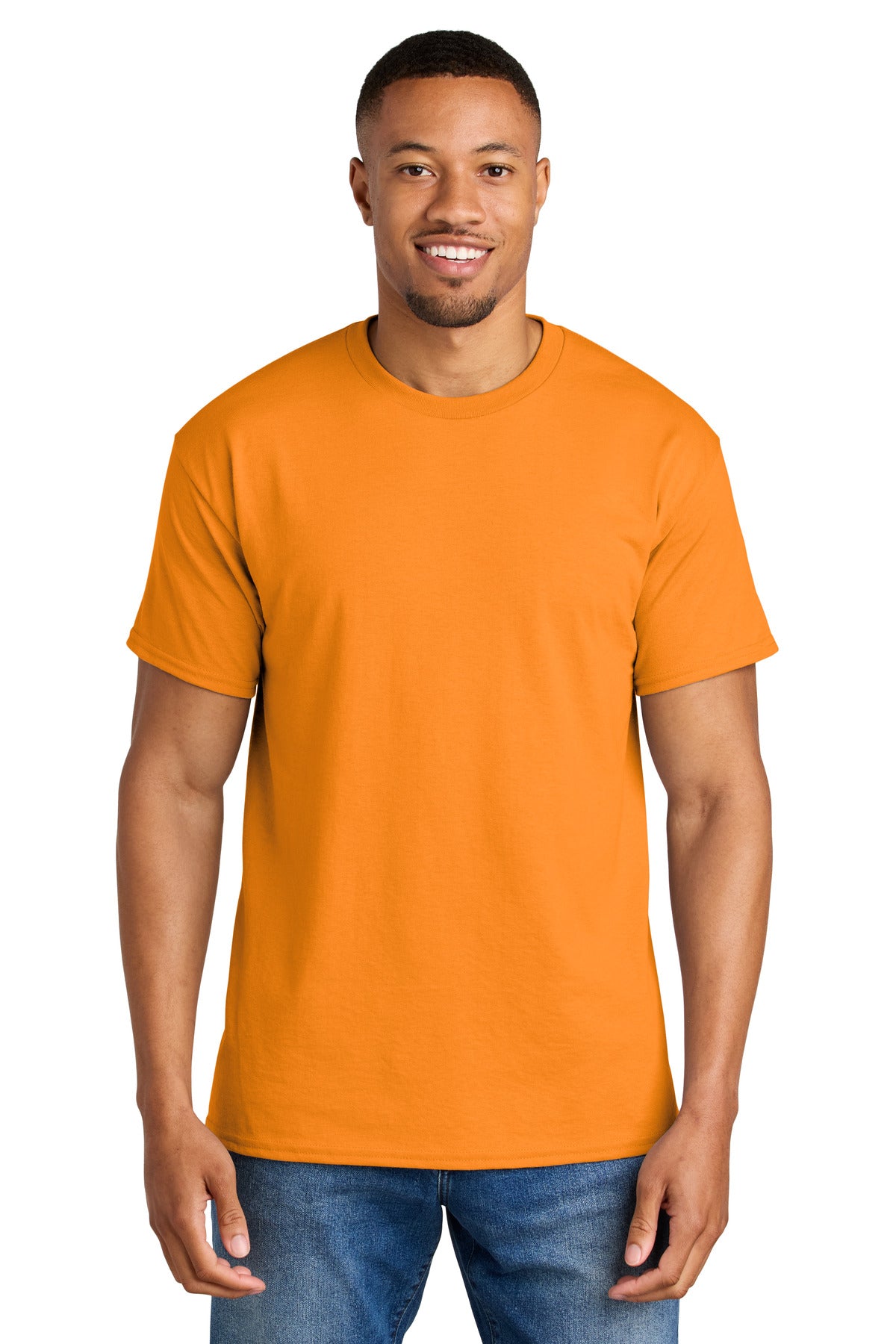 Gildan DryBlend 50 Cotton/50 Poly T-Shirt. 8000 - Tennessee Orange