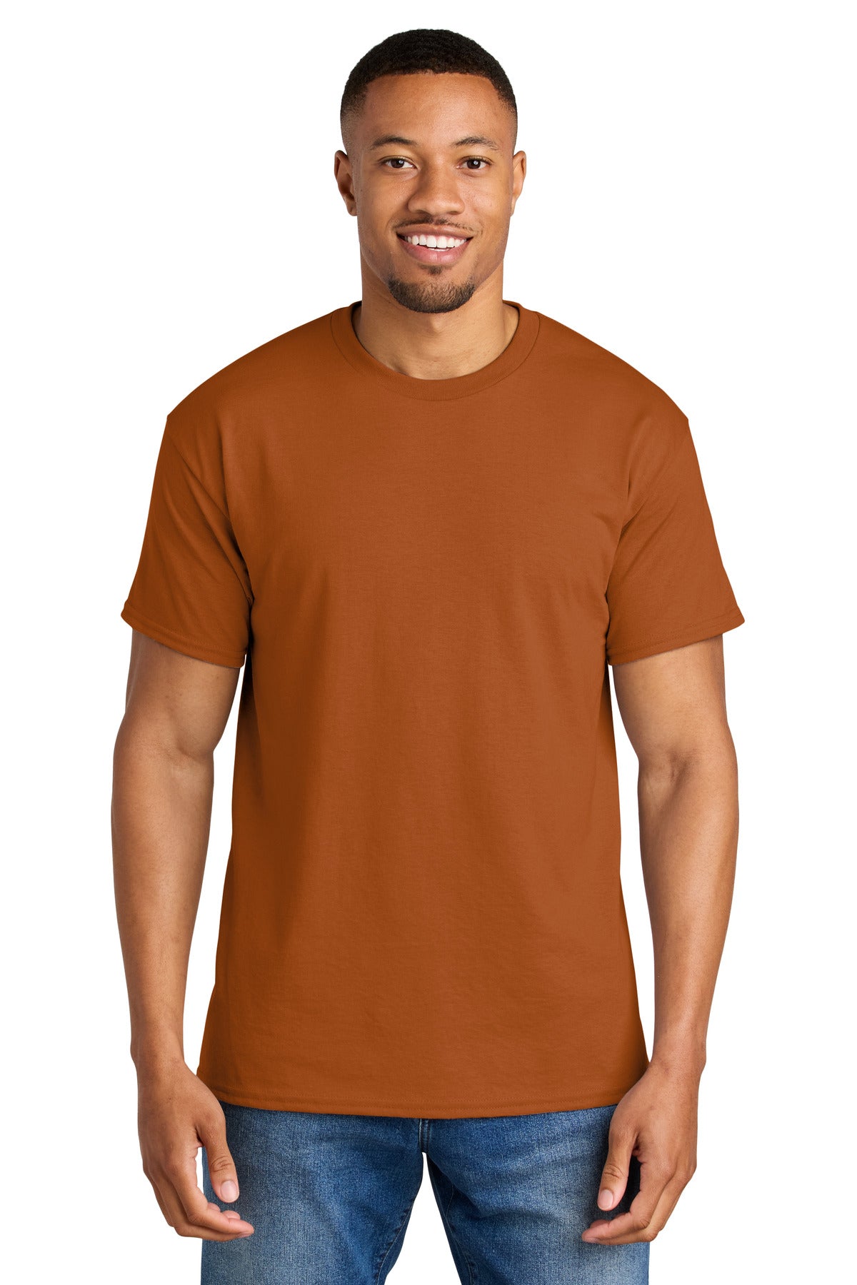Gildan DryBlend 50 Cotton/50 Poly T-Shirt. 8000 - Texas Orange