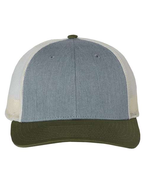 Richardson 115 - Heather Grey/ Birch/ Army