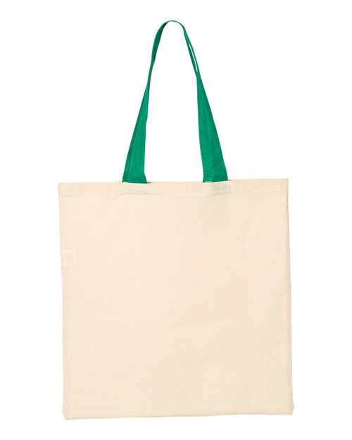 Q-Tees QTB6000 - Natural/ Kelly