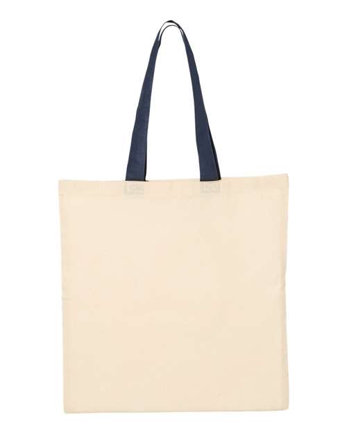 Q-Tees QTB6000 - Natural/ Navy