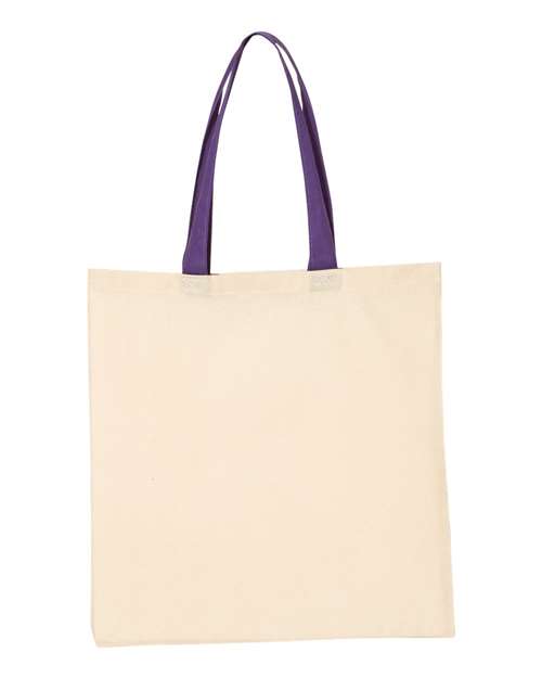 Q-Tees QTB6000 - Natural/ Purple