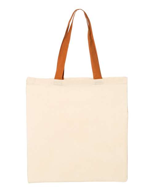 Q-Tees QTB6000 - Natural/ Texas Orange