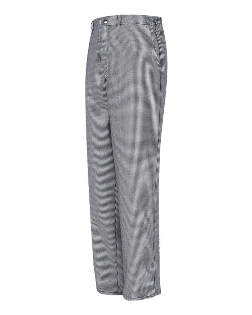 Chef Designs 2020 - Black/ White Check - Unhemmed