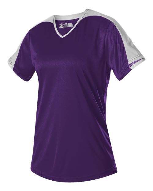 Alleson Athletic 558VW - Purple/ White