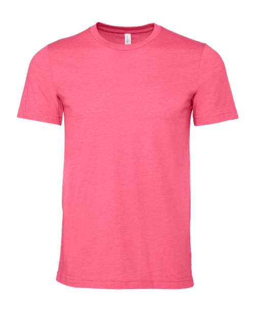 BELLA + CANVAS 3001CVC - Heather Charity Pink