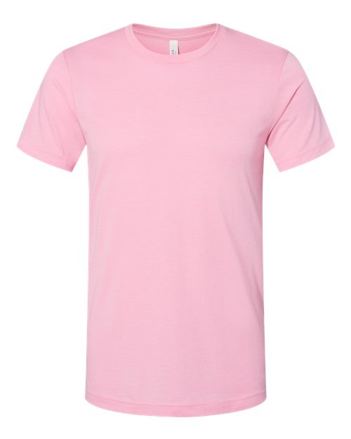 BELLA + CANVAS 3001CVC - Heather Bubble Gum