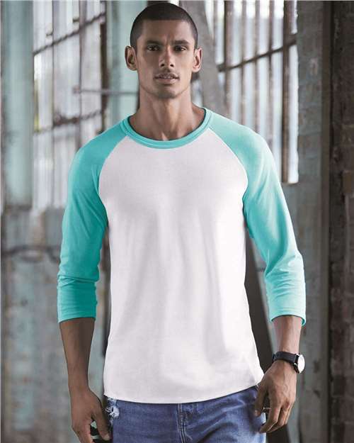 JERZEES 560RR - White/ Scuba Blue