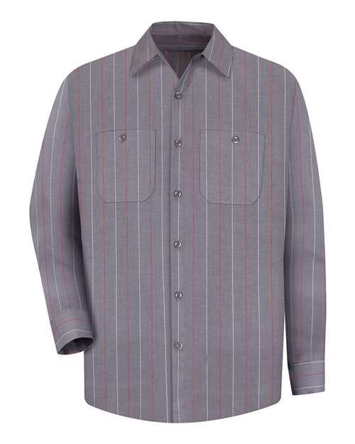 Red Kap SP14T - Charcoal/ Red/ White Stripe