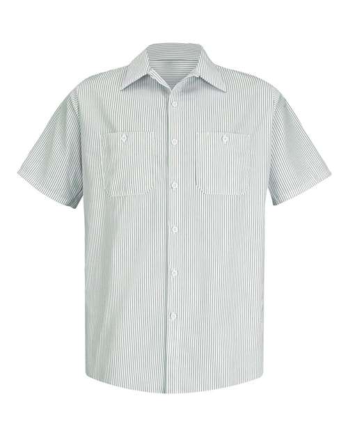 Red Kap SP20T - GW-White/ Green Stripe