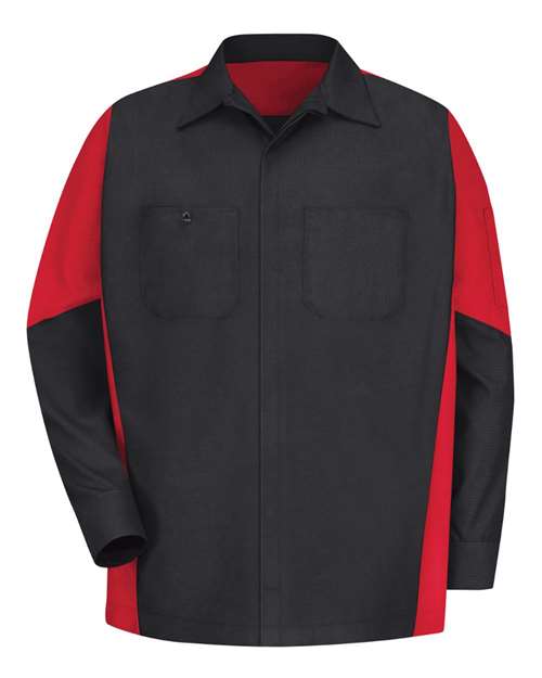 Red Kap SY10T - Black/ Red (LONG SIZES)