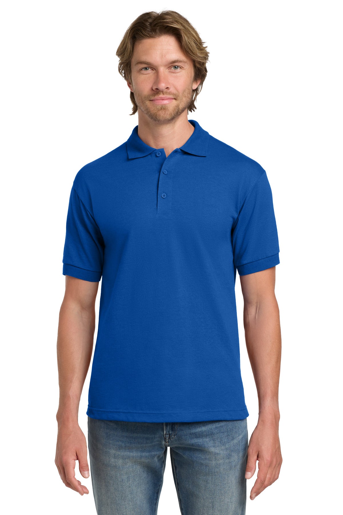 Gildan - DryBlend 6-Ounce Jersey Knit Sport Shirt.  8800 - Royal
