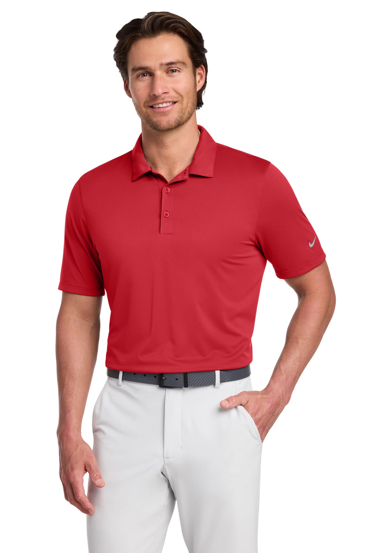 Nike Dri-FIT Legacy Polo. 883681 - Gym Red