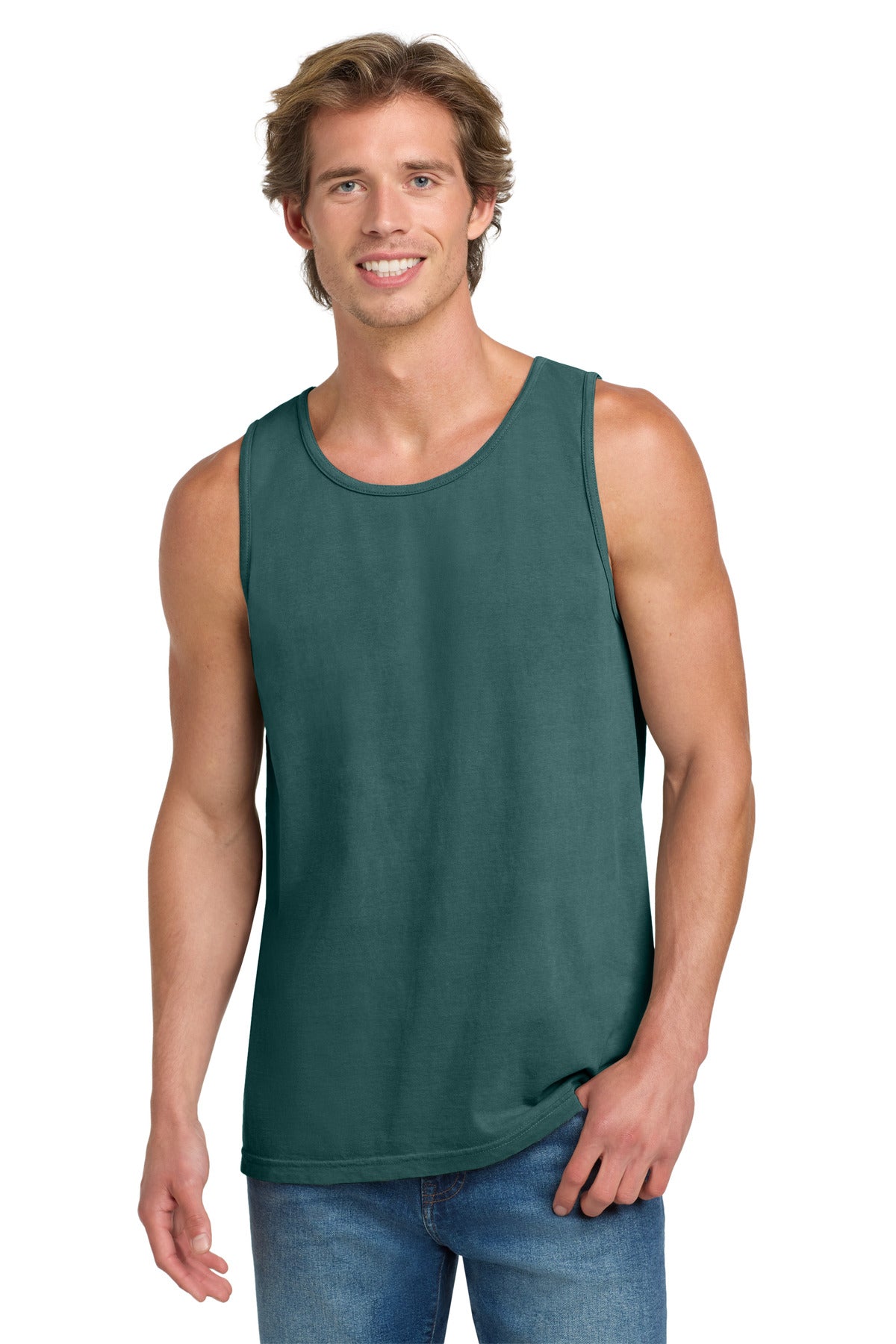 COMFORT COLORS  Heavyweight Ring Spun Tank Top. 9360 - Blue Spruce