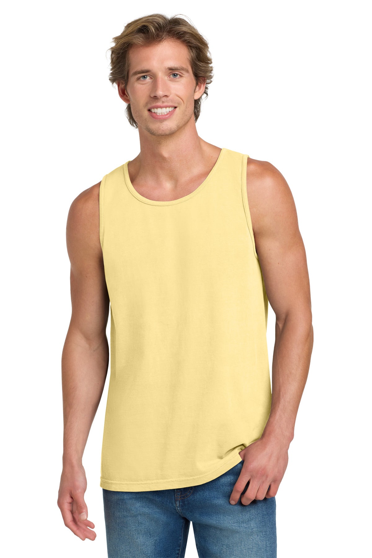 COMFORT COLORS  Heavyweight Ring Spun Tank Top. 9360 - Butter