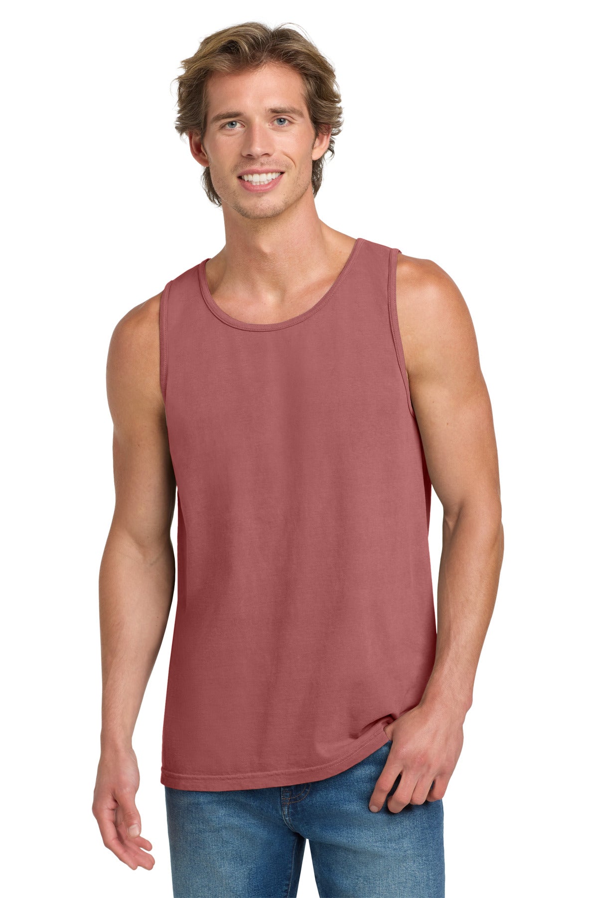 COMFORT COLORS  Heavyweight Ring Spun Tank Top. 9360 - Crimson