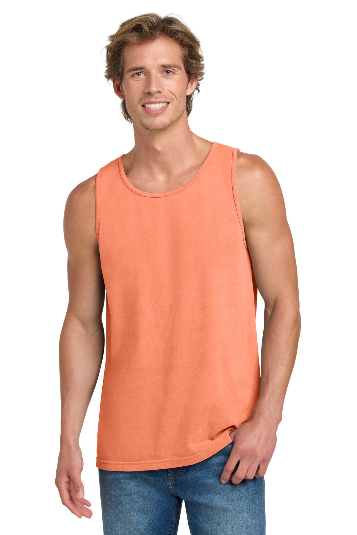 COMFORT COLORS  Heavyweight Ring Spun Tank Top. 9360 - Melon