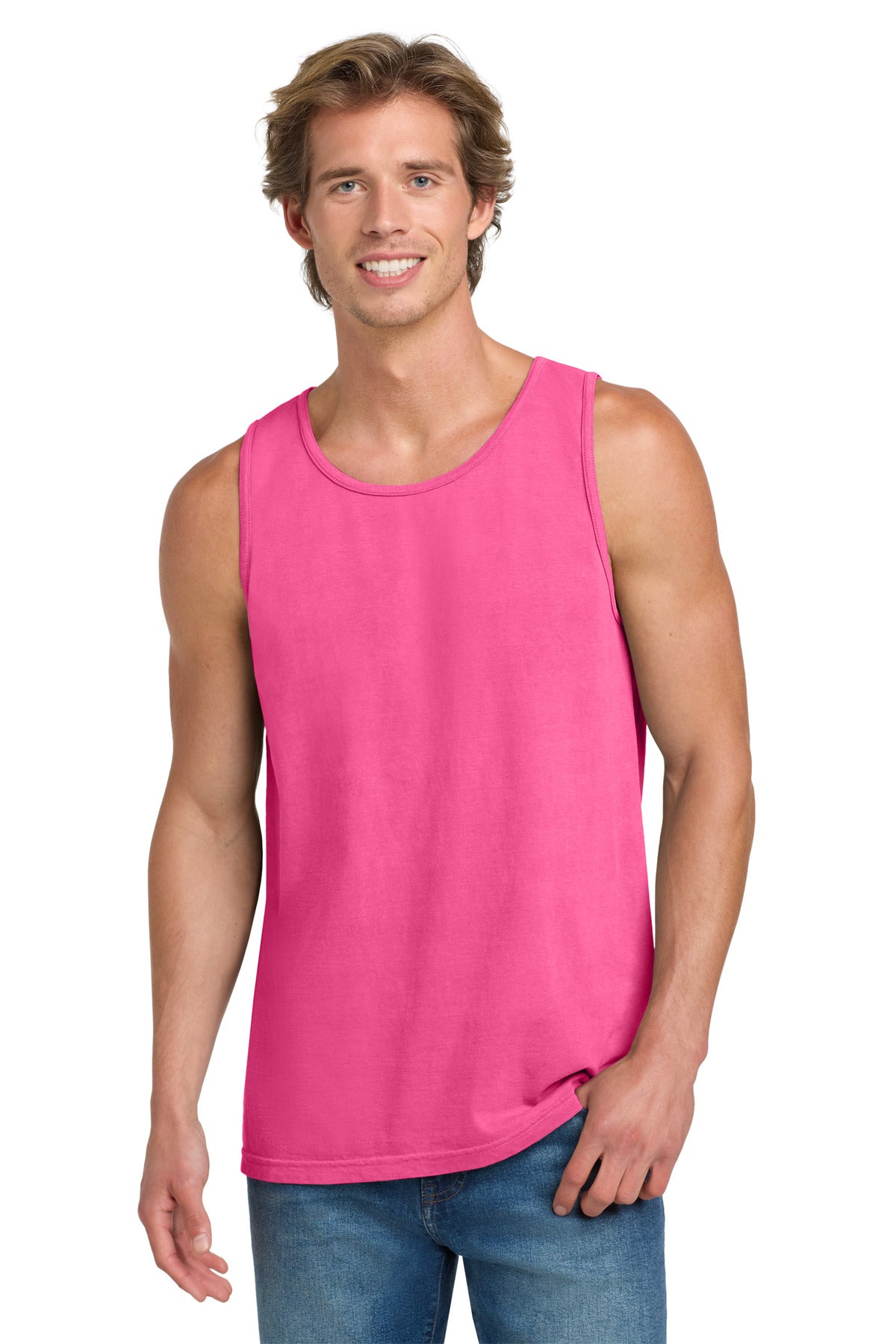 COMFORT COLORS  Heavyweight Ring Spun Tank Top. 9360 - Neon Pink