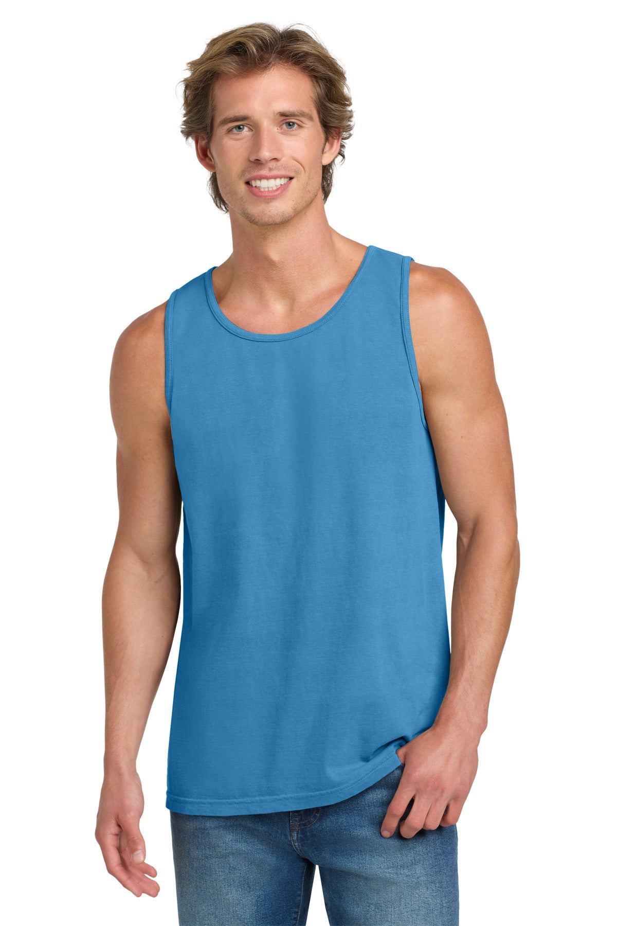 COMFORT COLORS  Heavyweight Ring Spun Tank Top. 9360 - Royal Caribe