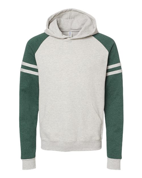 JERZEES 97CR - Oatmeal Heather/ Forest Green Heather