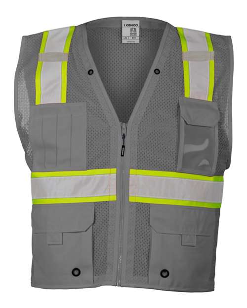 Kishigo B100-111 - Grey/ Lime - B111