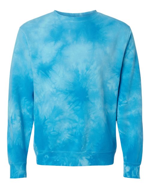 Independent Trading Co. PRM3500TD - Tie Dye Aqua Blue