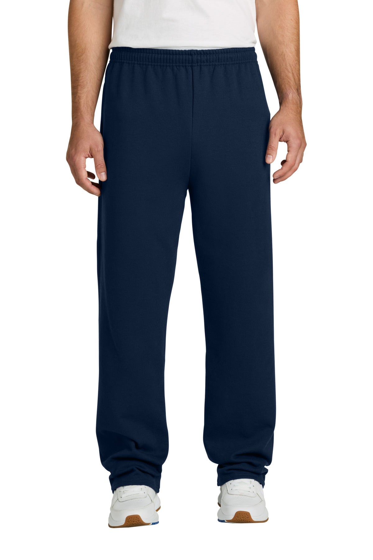 Jerzees NuBlend Open Bottom Pant with Pockets. 974MP - J. Navy