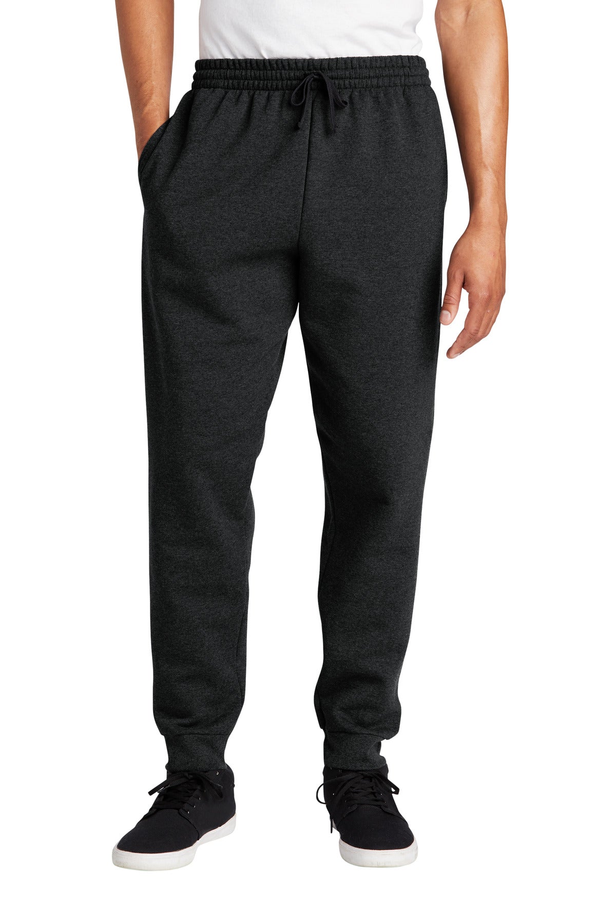 Jerzees NuBlend Fleece Jogger 975MP - Black Heather