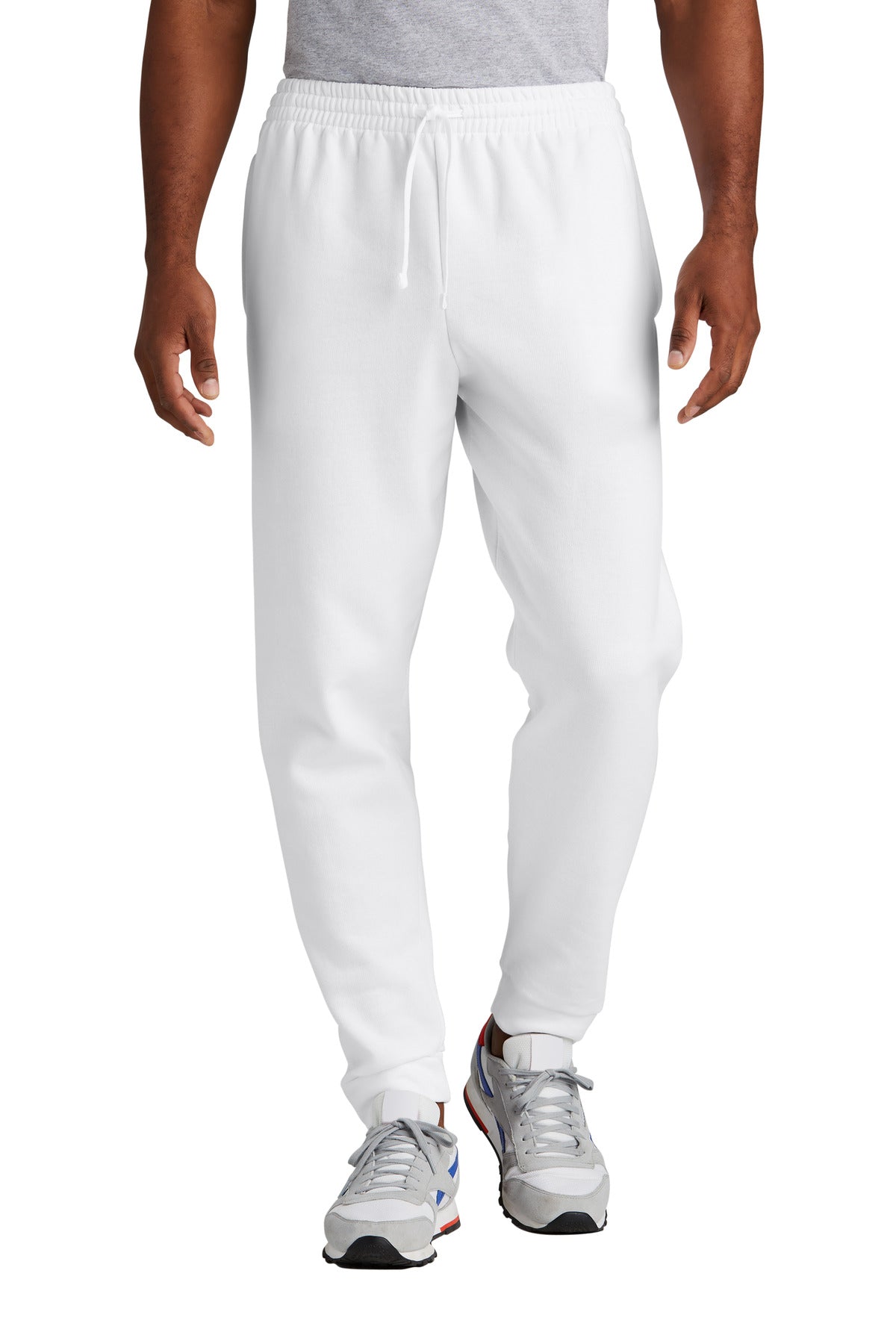 Jerzees NuBlend Fleece Jogger 975MP - White