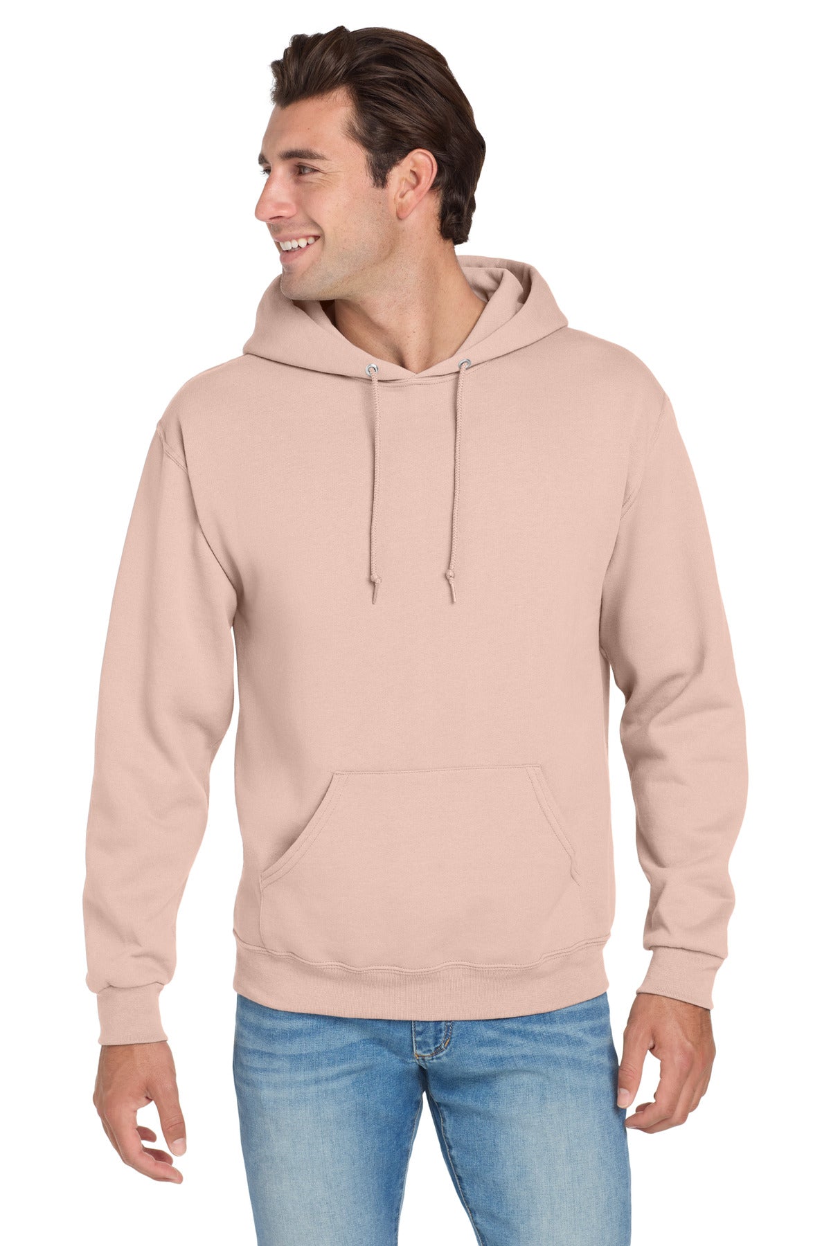 Jerzees NuBlend Pullover Hooded Sweatshirt.  996M - Blush Pink