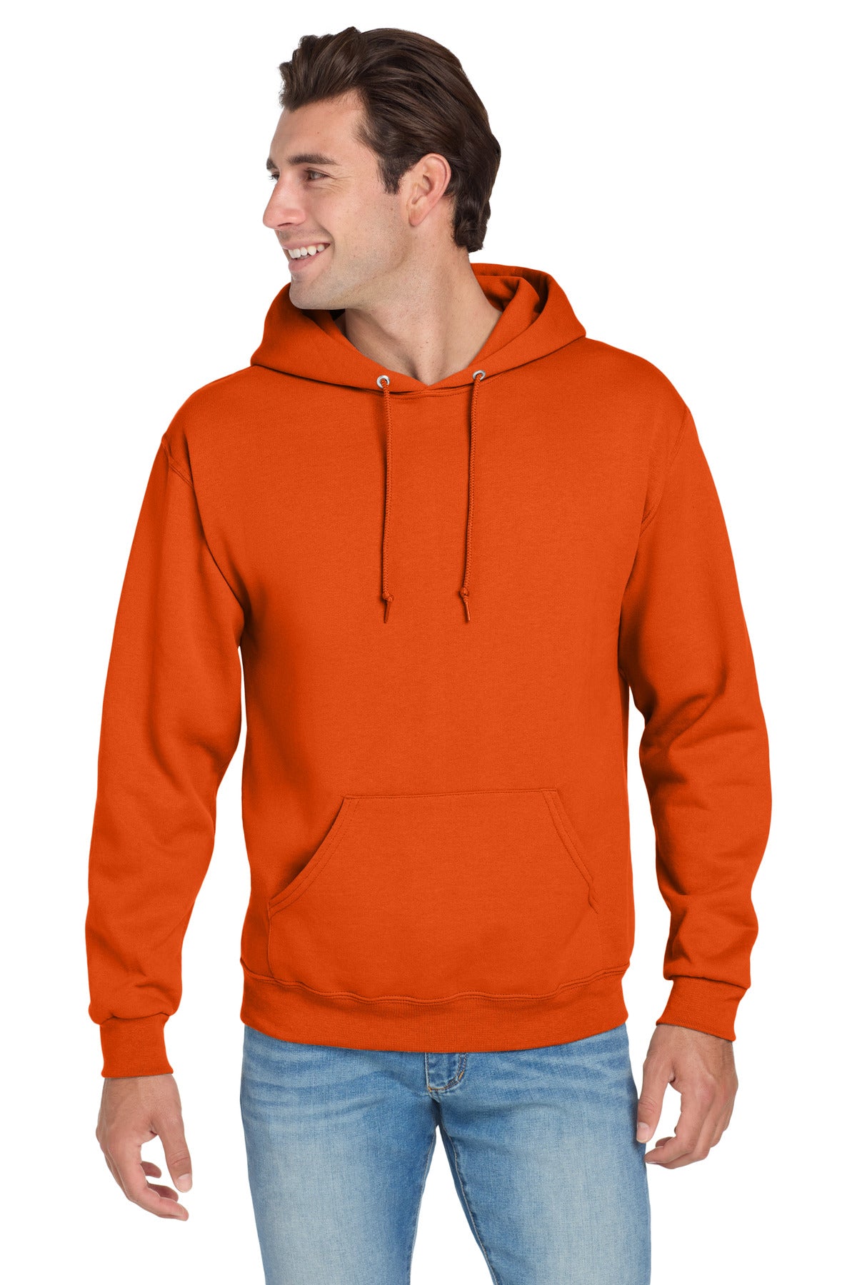 Jerzees NuBlend Pullover Hooded Sweatshirt.  996M - Burnt Orange