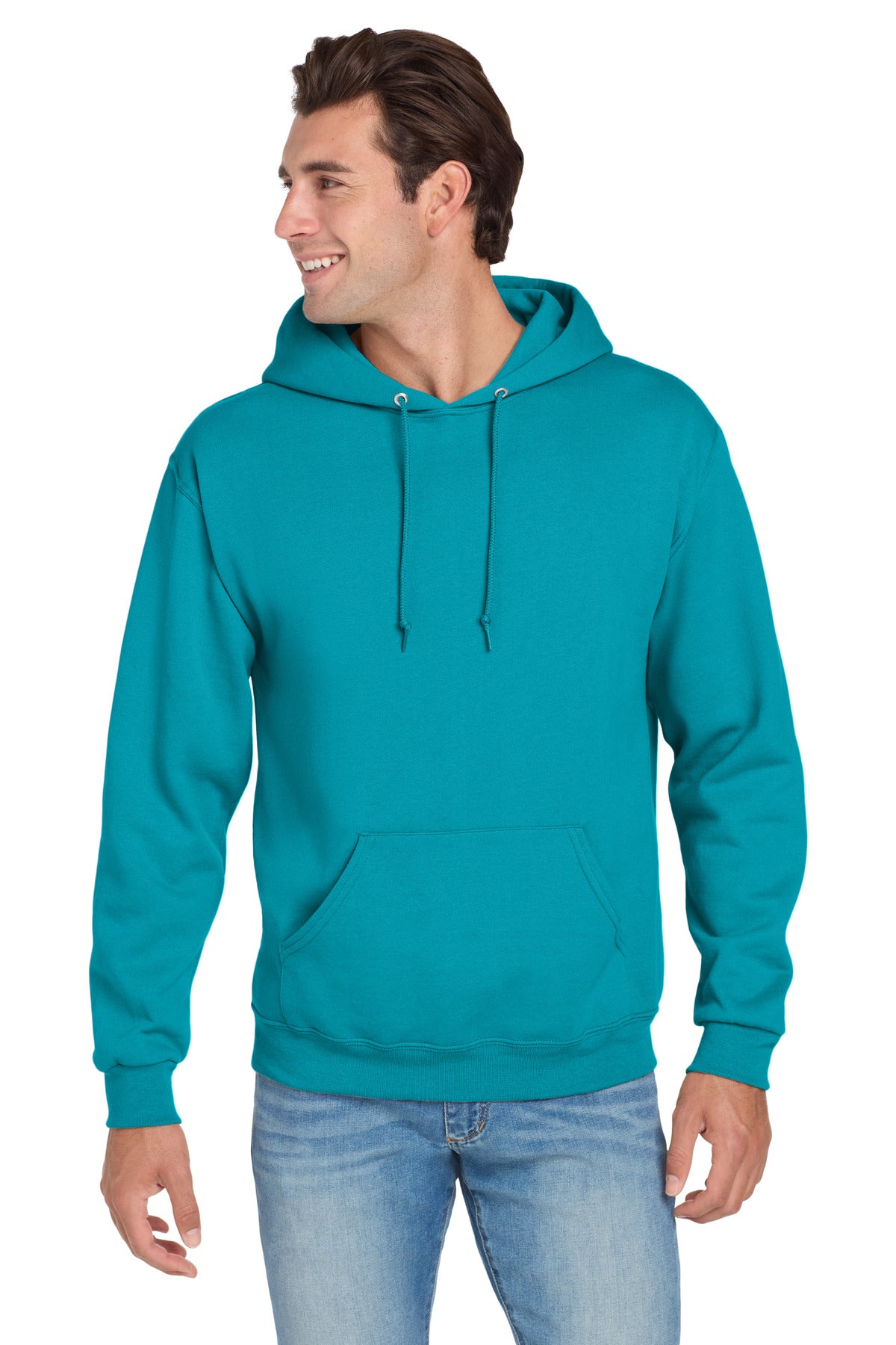 Jerzees NuBlend Pullover Hooded Sweatshirt.  996M - California Blue