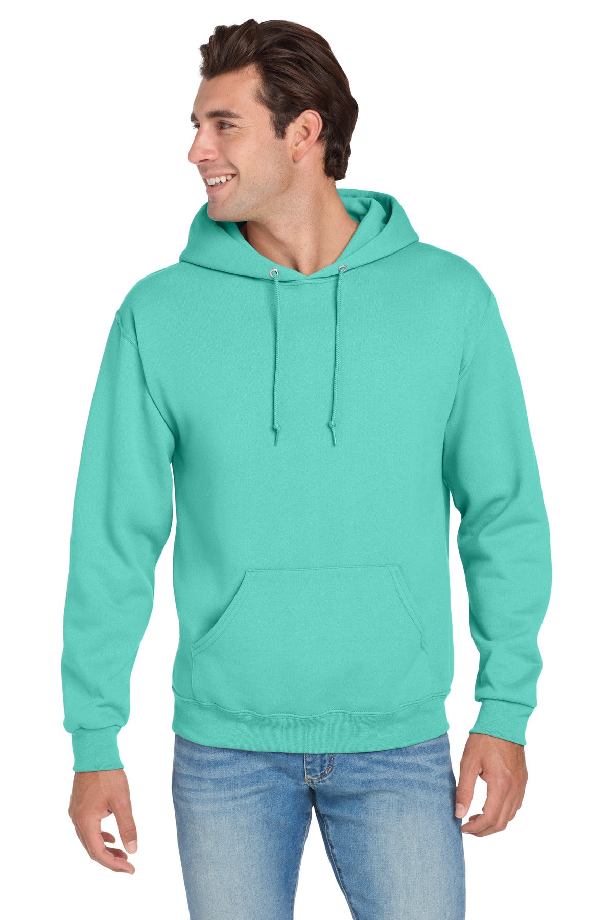 Jerzees NuBlend Pullover Hooded Sweatshirt.  996M - Cool Mint