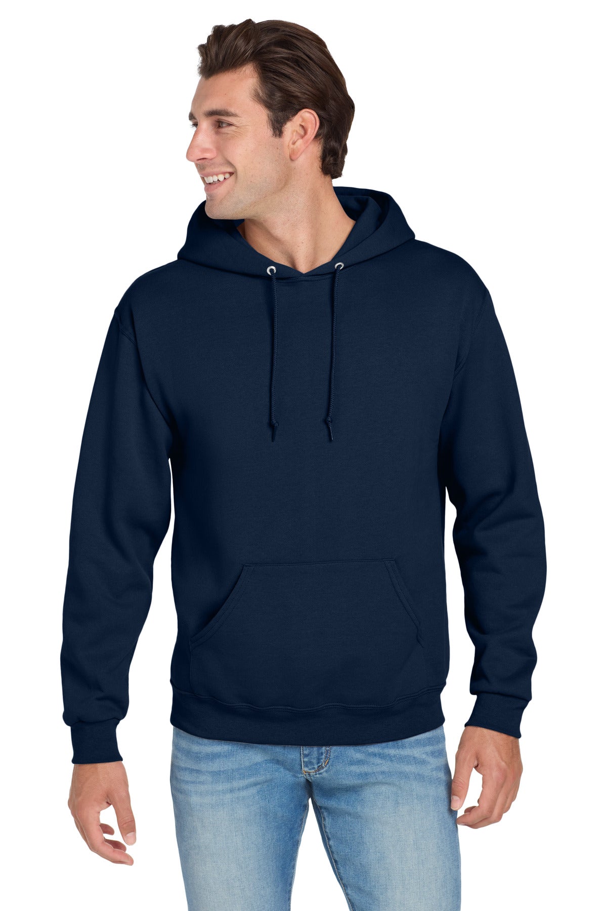 Jerzees NuBlend Pullover Hooded Sweatshirt.  996M - J. Navy