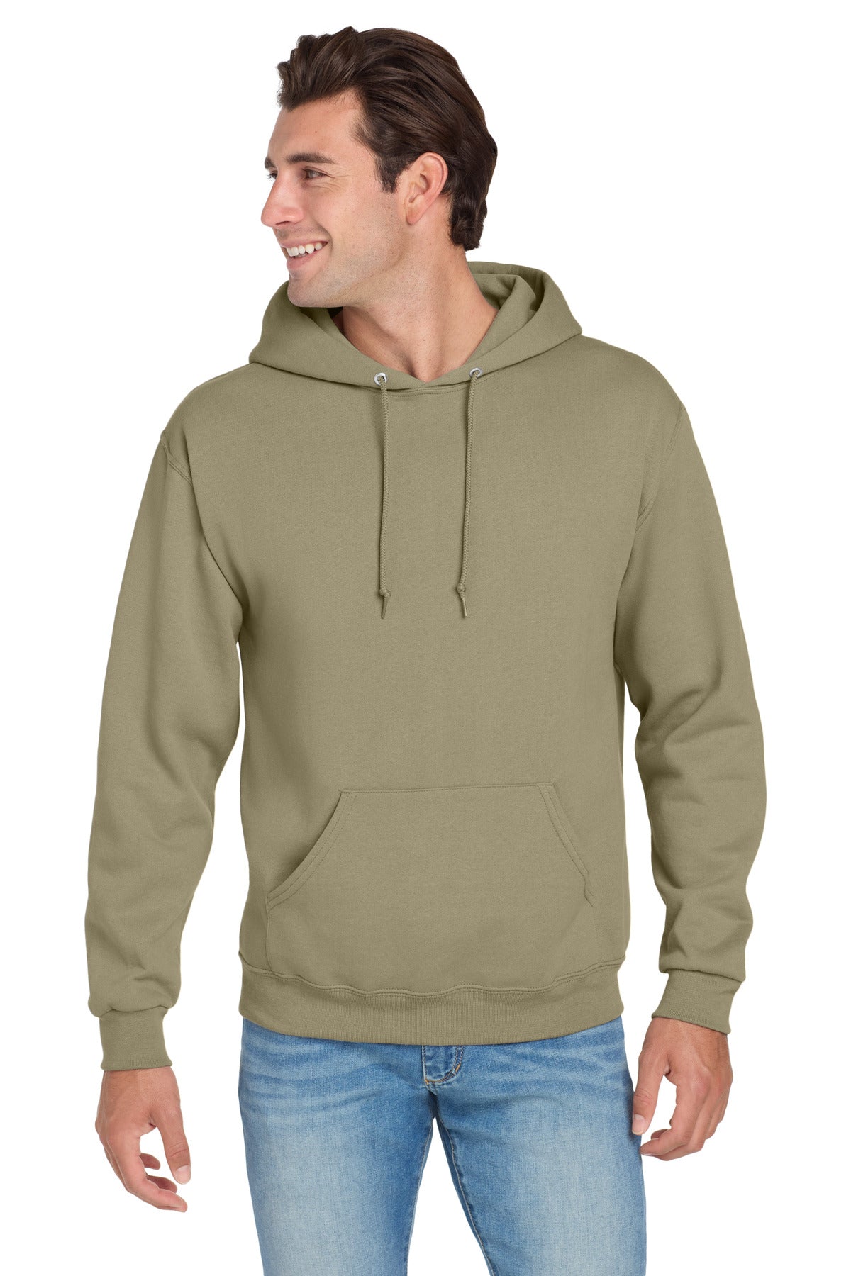 Jerzees NuBlend Pullover Hooded Sweatshirt.  996M - Khaki