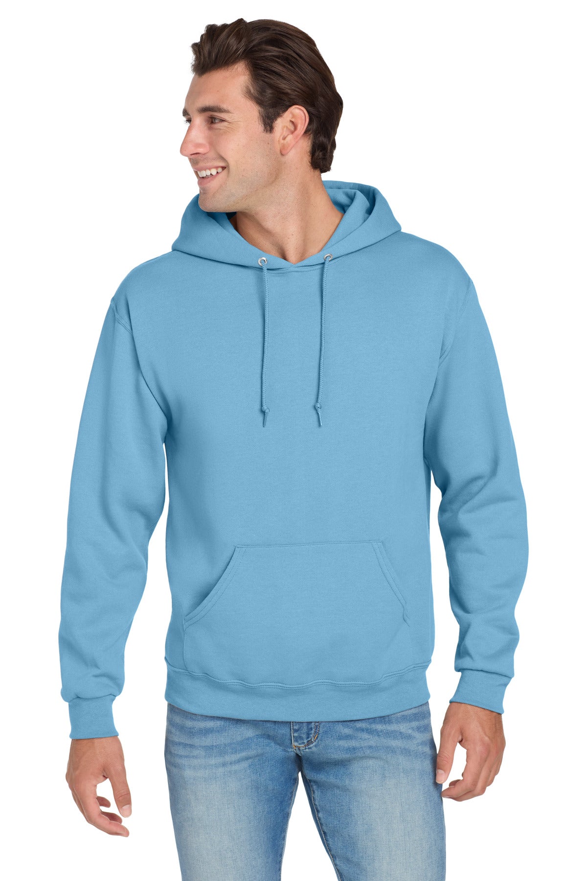 Jerzees NuBlend Pullover Hooded Sweatshirt.  996M - Light Blue