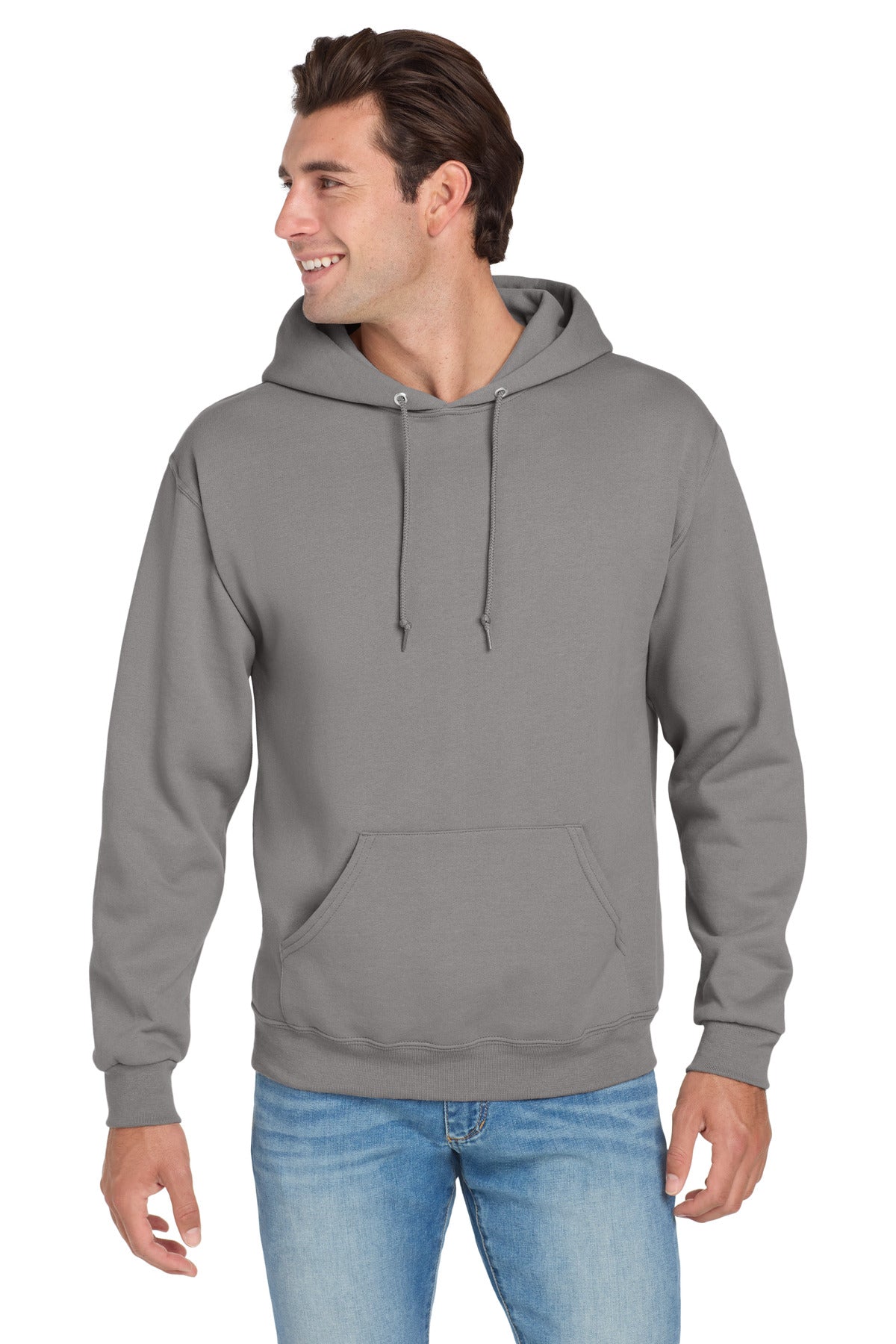 Jerzees NuBlend Pullover Hooded Sweatshirt.  996M - Rock