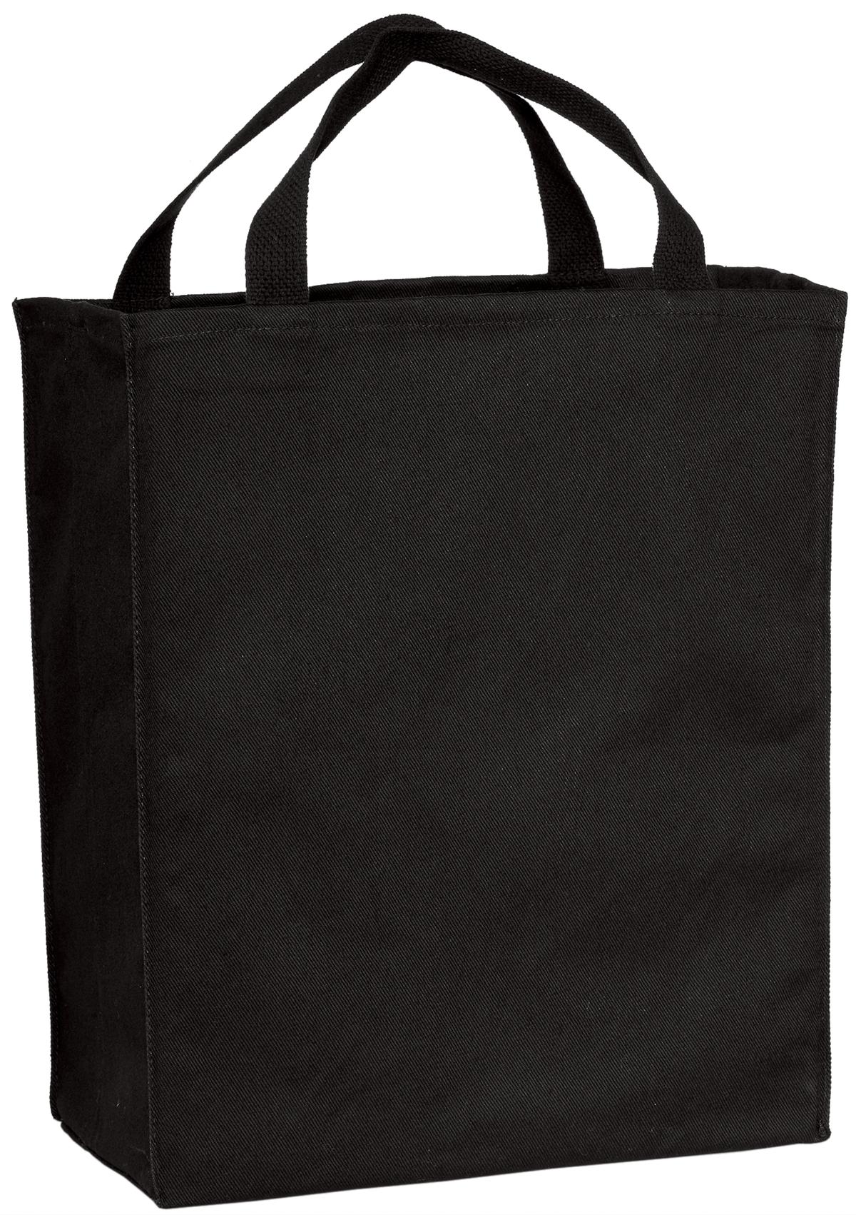 Port Authority Ideal Twill Grocery Tote.  B100 - Black