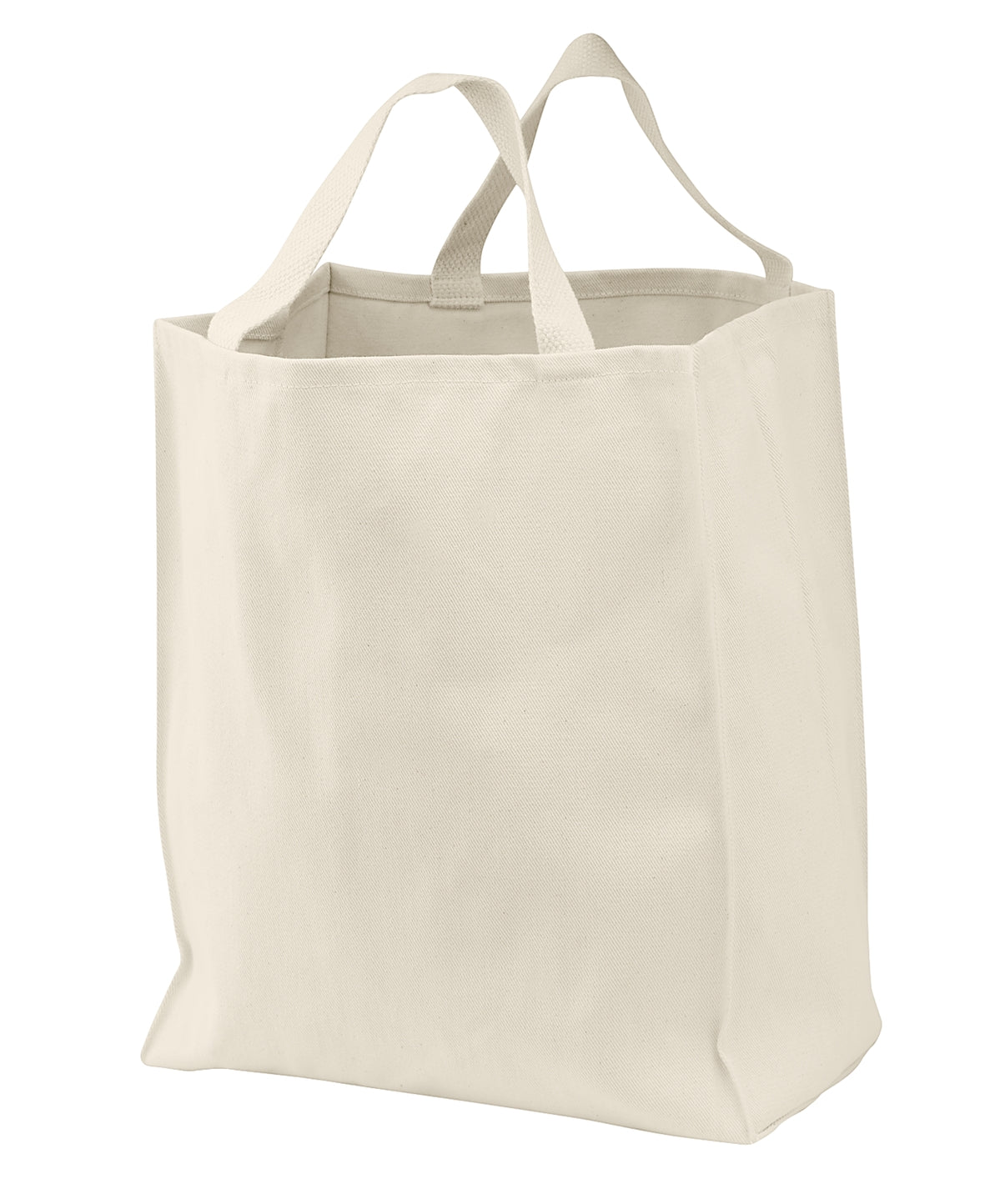 Port Authority Ideal Twill Grocery Tote.  B100 - Natural